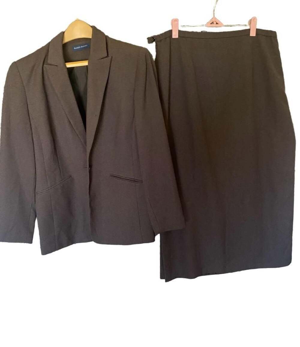 Karen Scott Women's Two-Piece Blazer and Skirt Suit